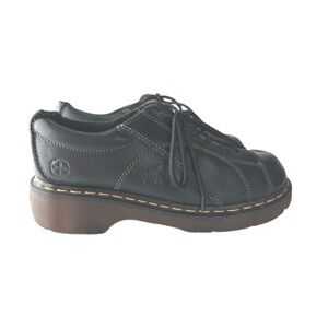 VTG Dr Martens Shoes Womens sz 10 Daisy Platform Leather Y2K Chunky Oxford 12283